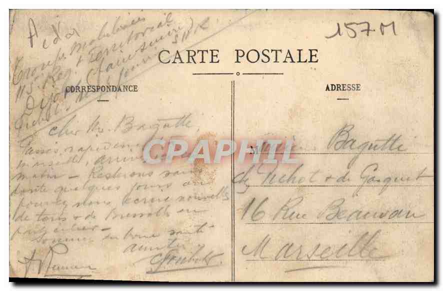 CPA Dijon Square de la Place Darcy L V  — Verso