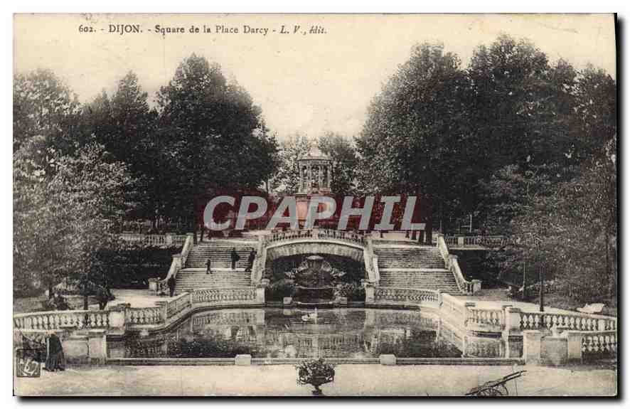 CPA Dijon Square de la Place Darcy L V 