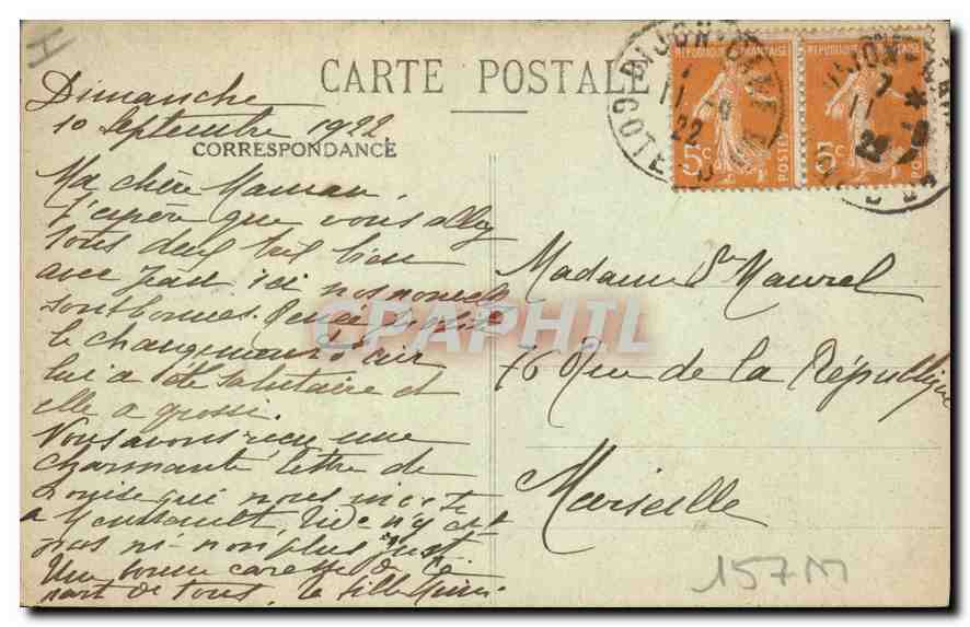 CPA Dijon Echauguette Rue Vennerie L V  — Verso