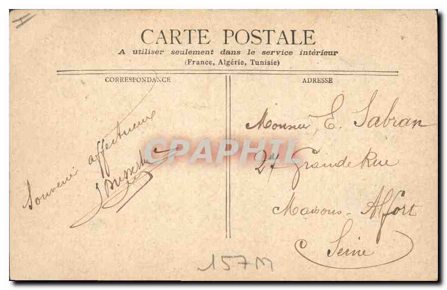 CPA Dijon Maison des ambassadeurs — Rückseite