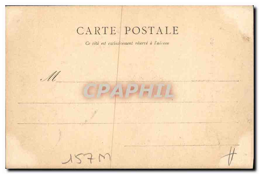 CPA Dijon Porte pricipale du Palais de Justice  — Rückseite