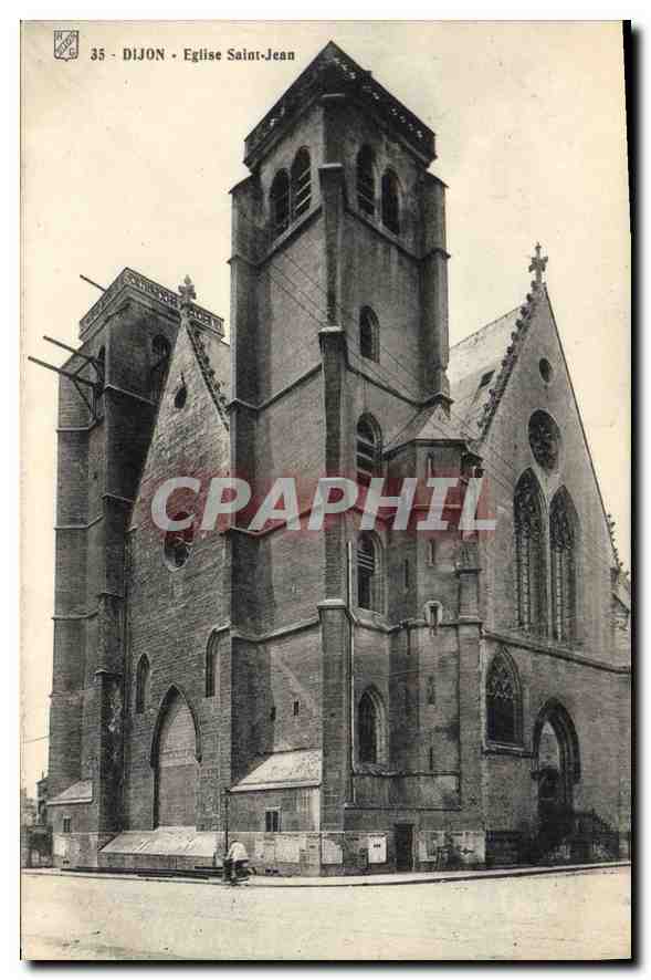 CPA Dijon Eglise Saint Jean 