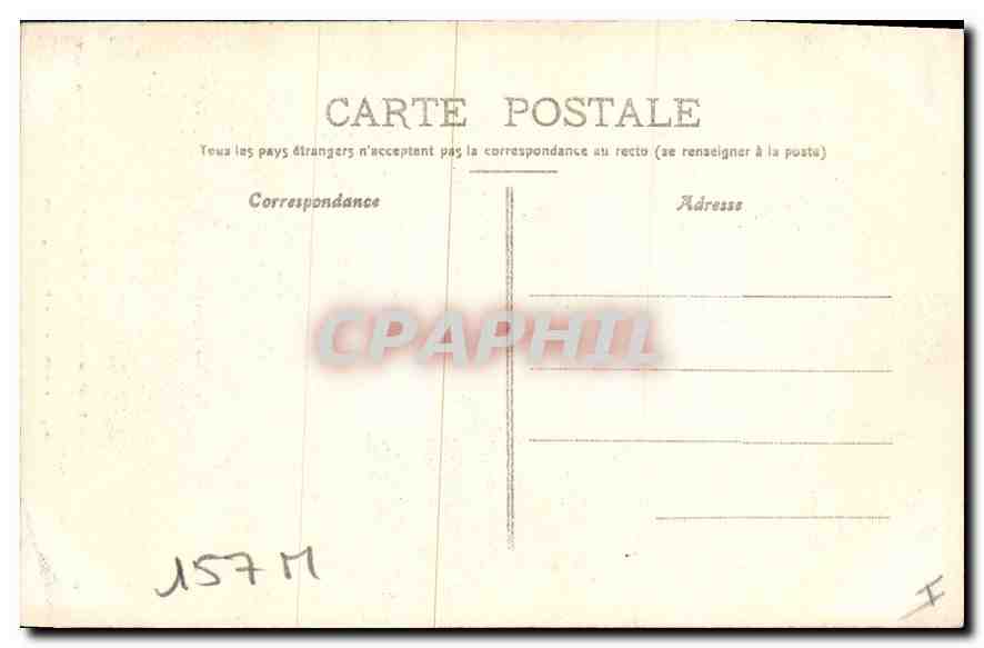 CPA Portail de l'Hotel de Vogue  — Rückseite