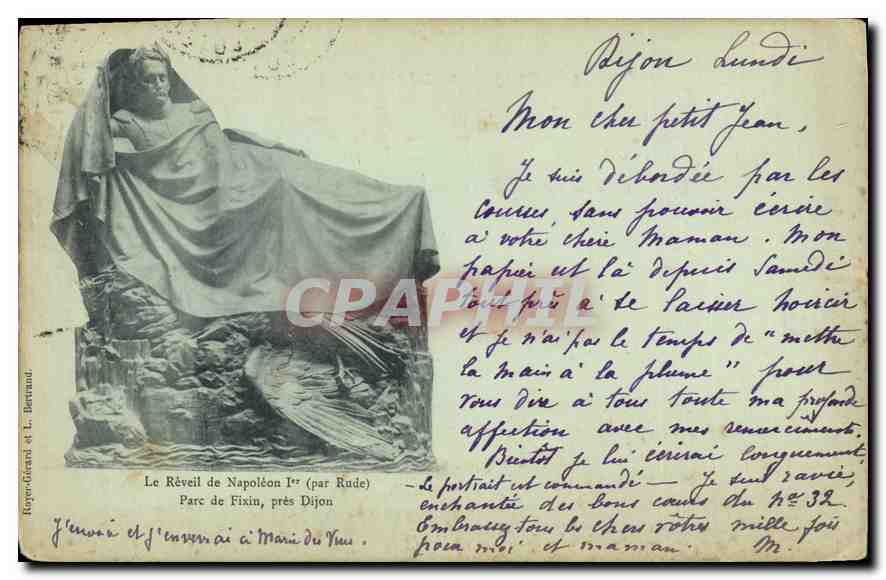 CPA Le Reveil de Napoleon Parc de Fixin pres Dijon 