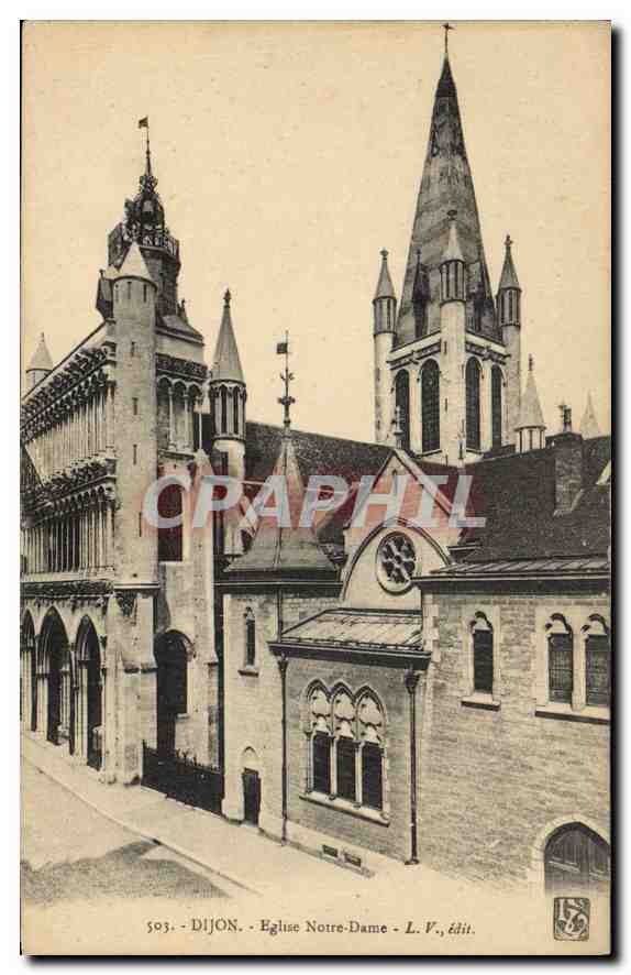 CPA Dijon Eglise Notre Dame 