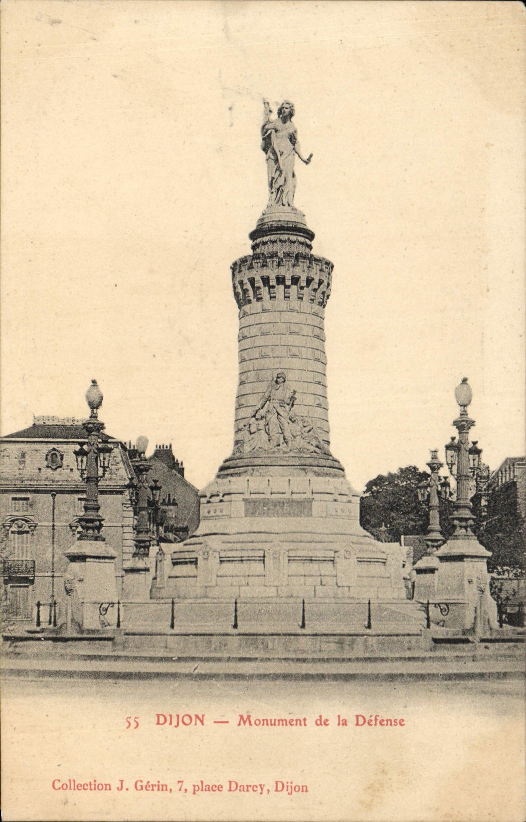 CPA Dijon Monument de la Defense 