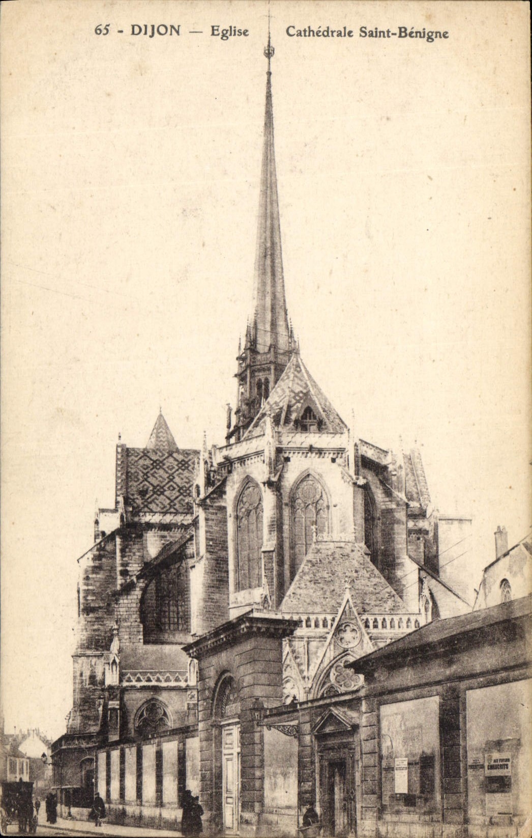 CPA Dijon Eglise Cathedrale Saint Benigne 