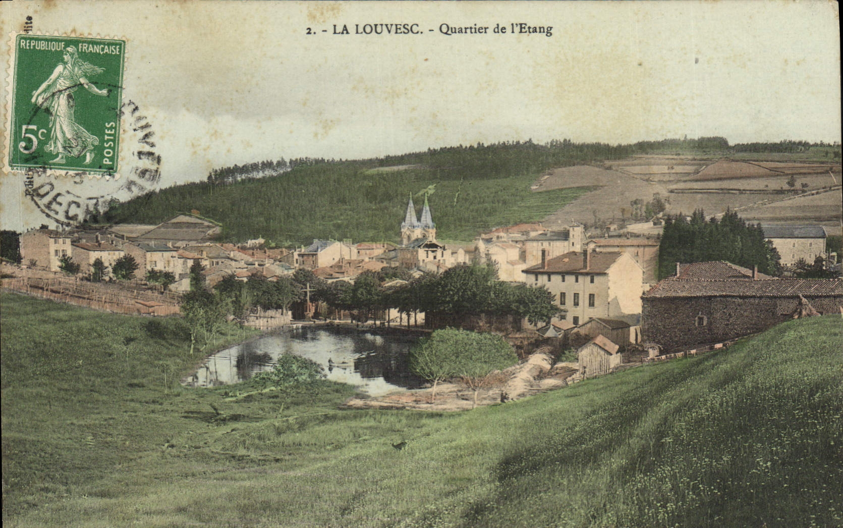 La Louvesc - Quartier de l'Étang — éditeur non identifié, n° de série 2 - Anverso
