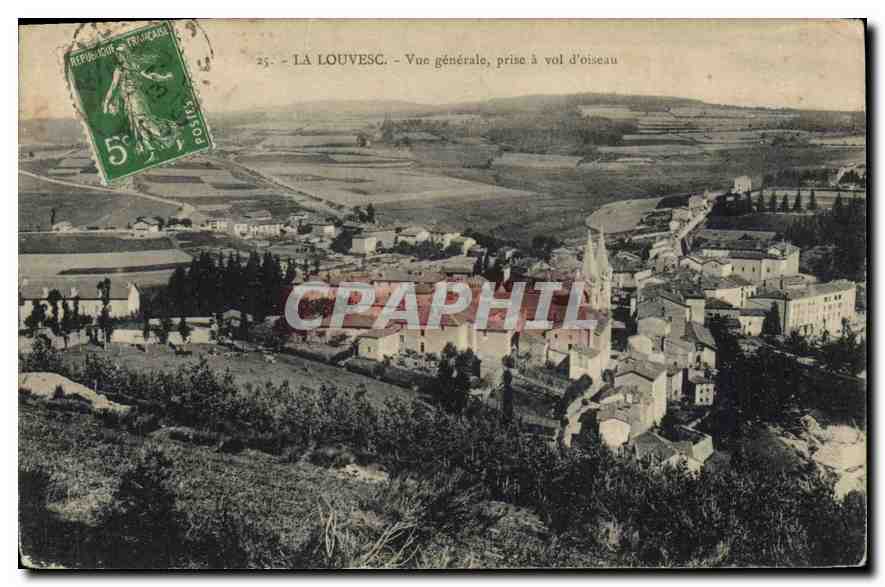 CPA La Louvesc Vue generale prise a val d'oiseau 