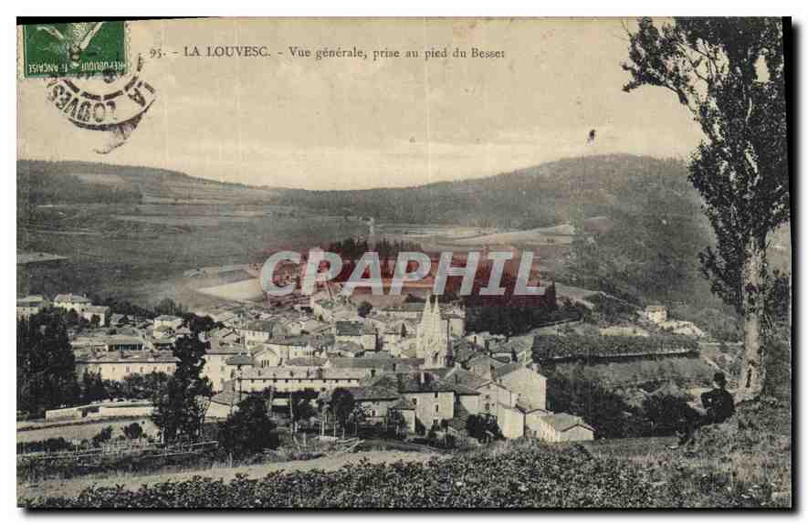 La Louvesc - Vue générale prise au pied du Besset — Photosyrie Pallier, Lyon, n°95