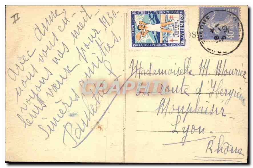 La Louvesc — La Fontaine miraculeuse — Edit. Valentin Celle — Back