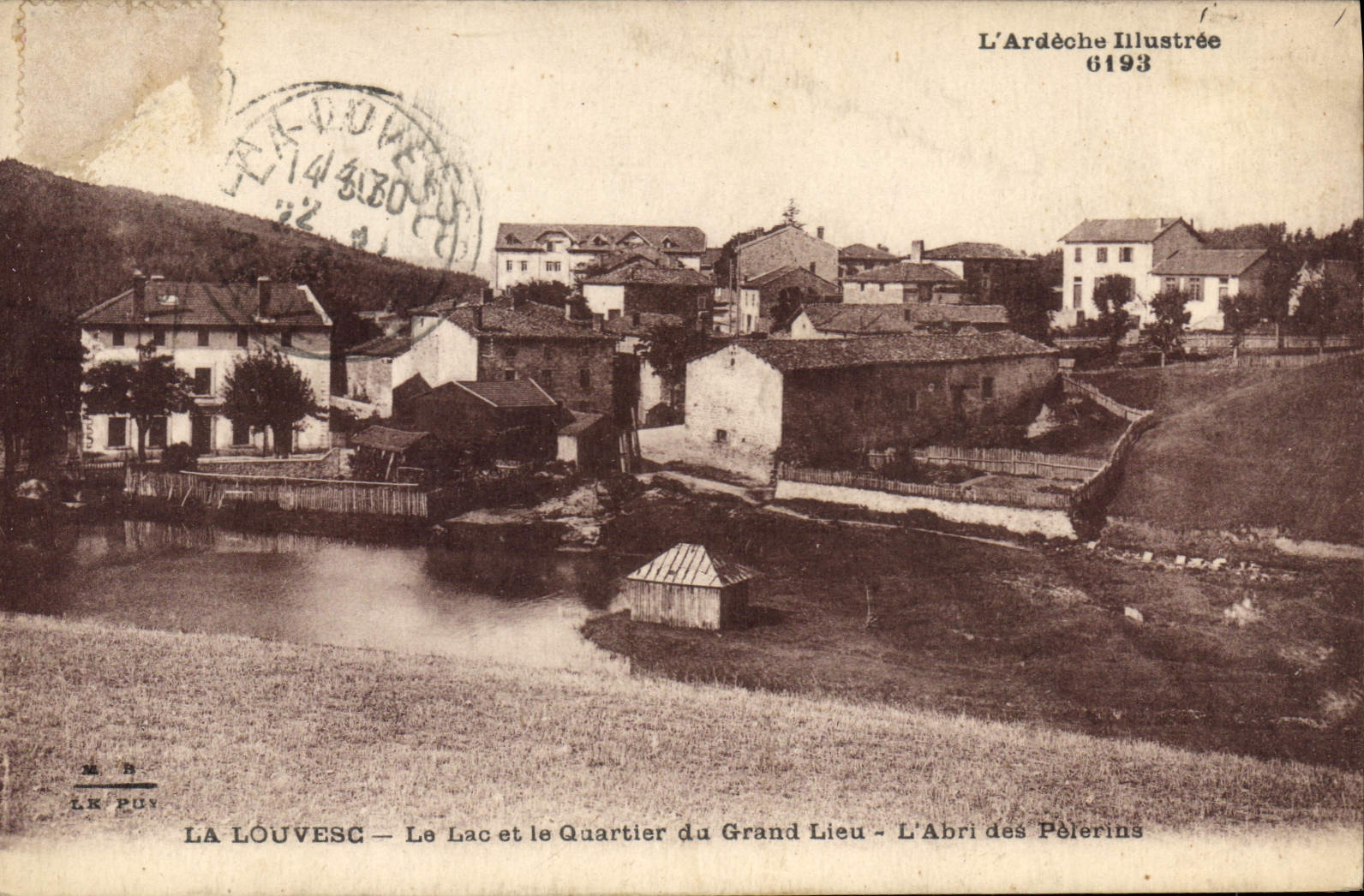La Louvesc — Le Lac et le Quartier du Grand Lieu — L'Abri des Pèlerins — L'Ardèche Illustrée 6193