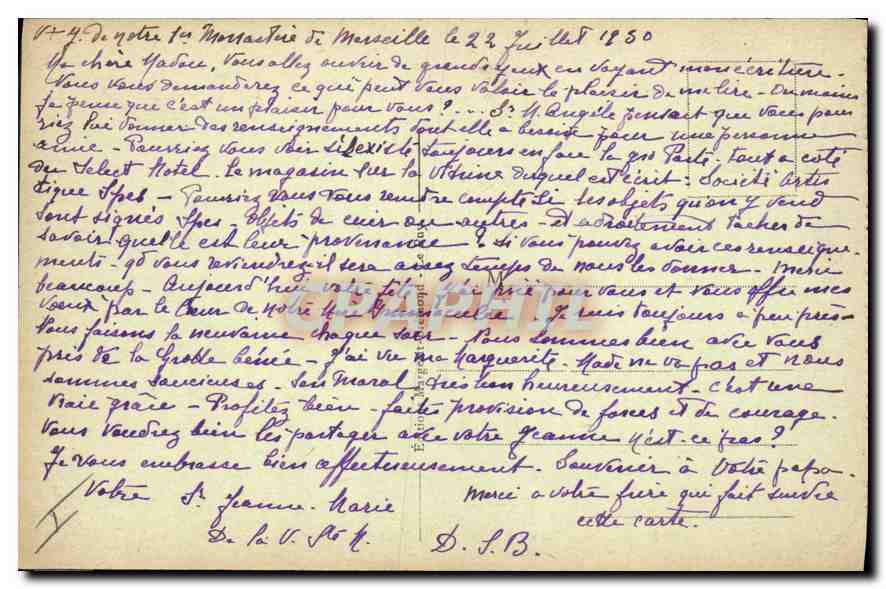 CPA La Louvesc Ardeche Le Lac du Grand Lieu Une Partie de Canot  — Verso