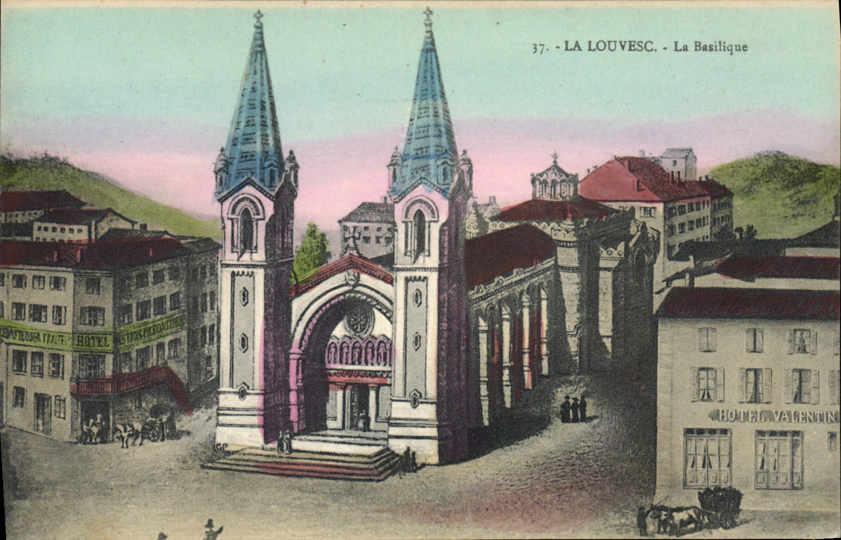 La Louvesc - La Basilique — éditeur Phototypie Fallier, Lyon, n° 37