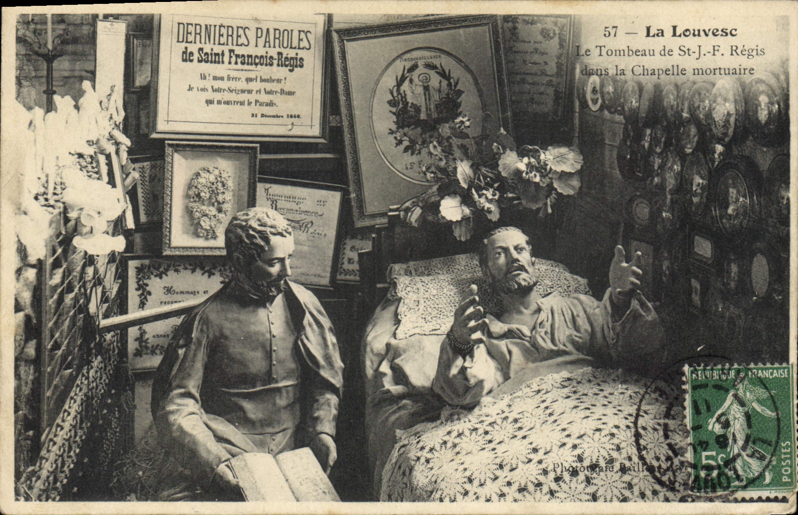 La Louvesc — Le Tombeau de St-J.-F. Régis dans la Chapelle mortuaire — Photographe Gailhau
