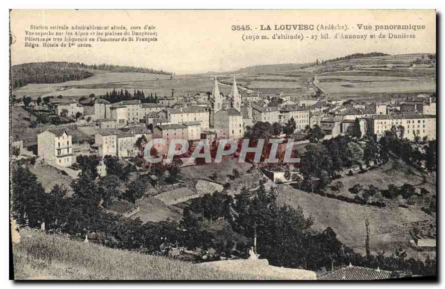 La Louvesc (Ardèche) — Vue panoramique — Éditions Margerit-Ramond, Le Puy