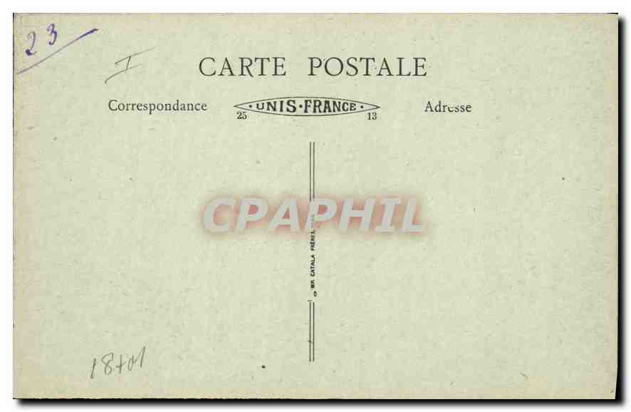 CPA La Louvesc La Route d'Annonay  — Rückseite