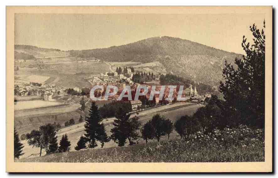 La Louvesc (Ardèche) — Vue Générale — Altitude 1050 m — Nélio Gravure & Pier Vacon