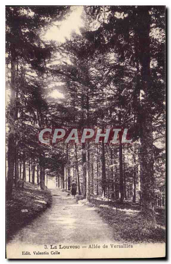 CPA La Louvesc Allee de Versailles 
