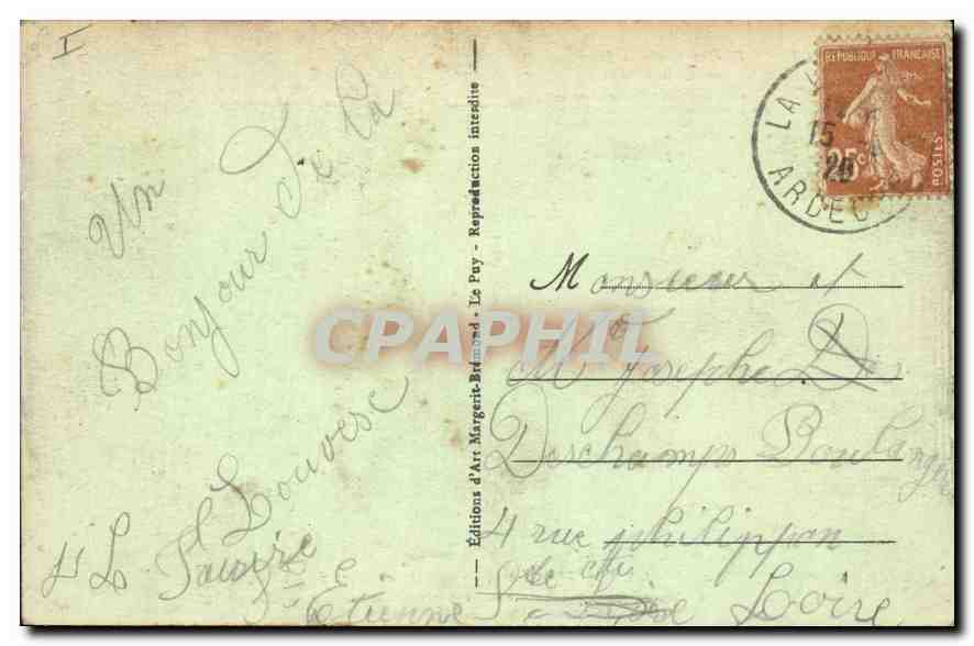 Lit de Mort de St Régis — La Louvesc (Ardèche) — Éditions d'Art Margerit-Bremond — Reverso