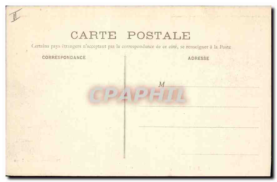 CPA La Louvesc vue generale et le Mont Chaix  — Verso