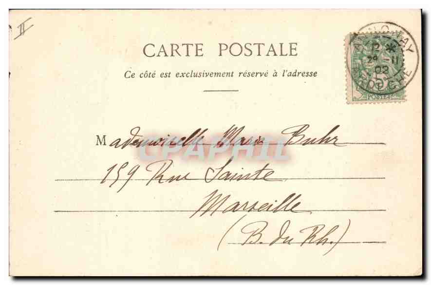 La Louvesc - Vue générale — éditeur A. B. A. C. et n° de série non visible — Back