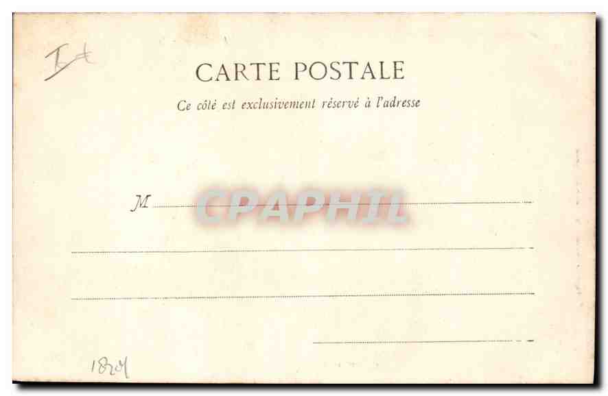 CPA La Louvesc  — Verso