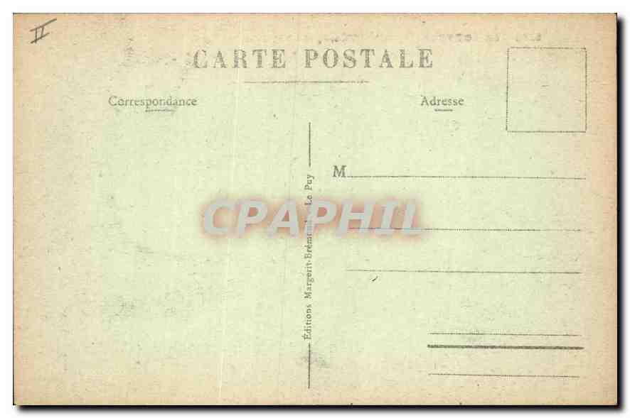CPA La Louvesc Ardeche L'Etang du Val d'Or  — Verso