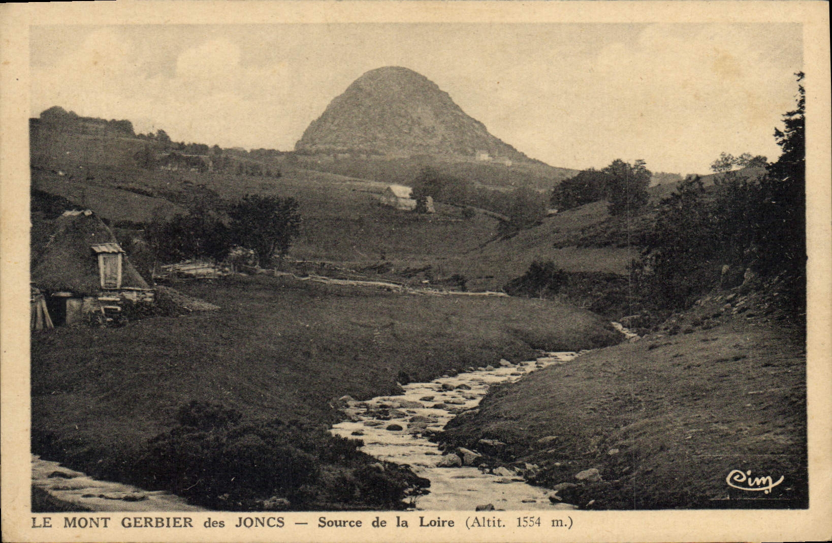 CPA Le Mont Gerbier des Joncs Source de la Loire (Alt 1554 m)
