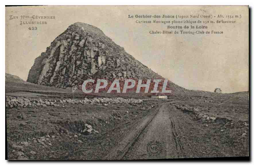 CPA Les Hautes Cevennes Illustrees Le Mont Gerbier des Joncs (Aspect Nord Ouest alt 1554 m Curieuse 