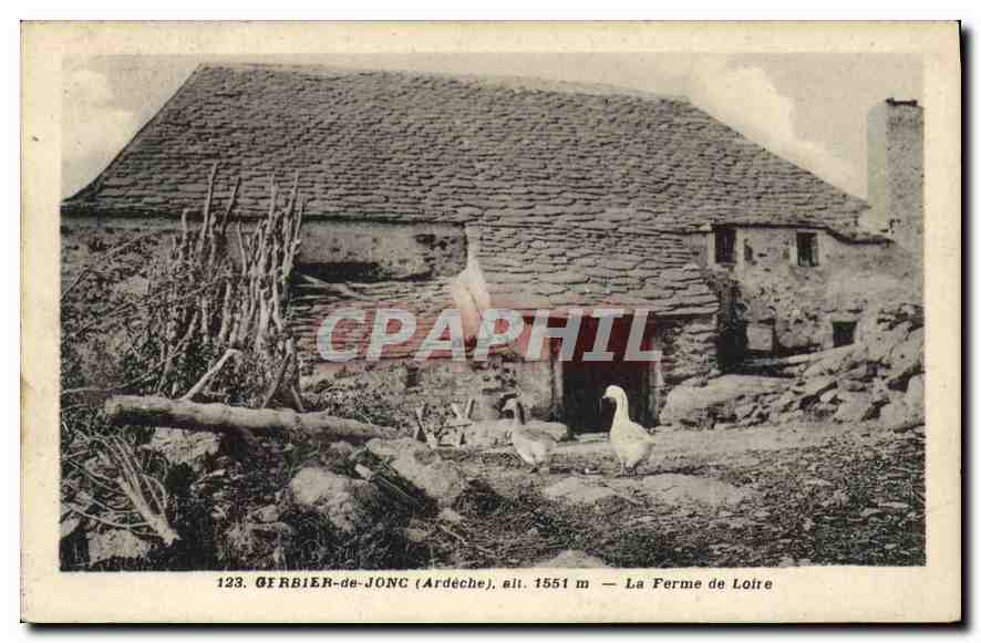 Gerbier-de-Jonc (Ardèche), alt. 1551 m — La Ferme de Loire