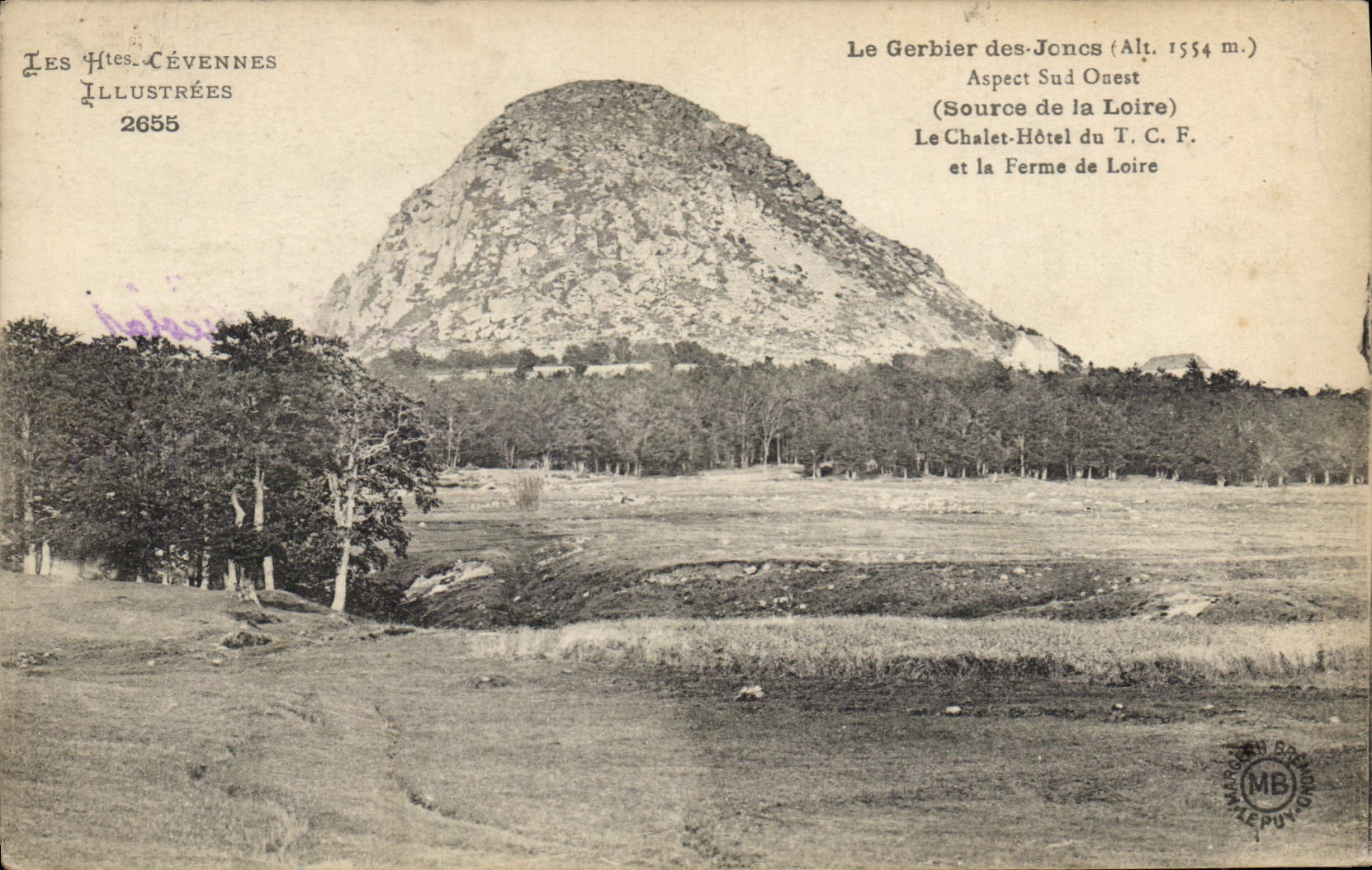 CPA Les Hautes Cevennes Illustrees le Gerbier des Joncs (alt 1554 m) Aspect Sud Ouest (Source de la 