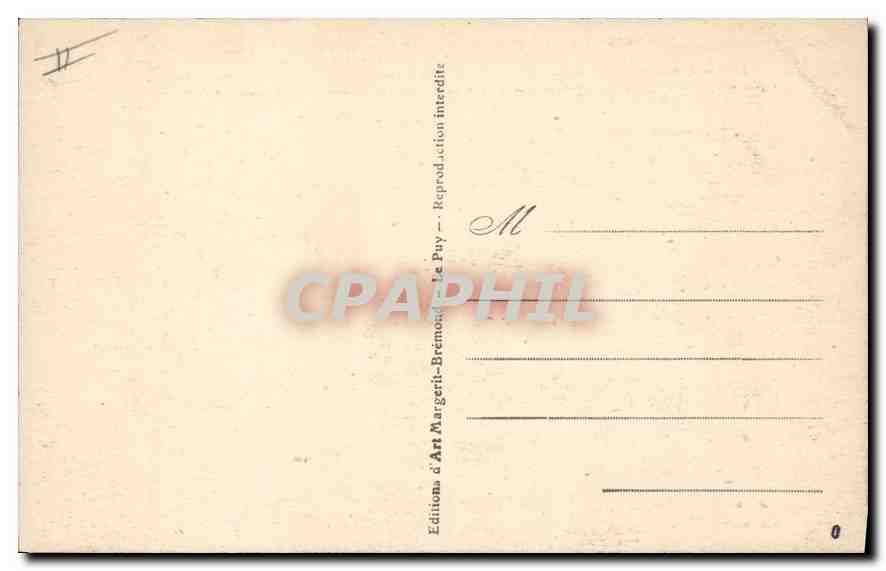 Le Gerbier des Joncs (Ardèche) — premier confluent de la Loire — Éditions d'Art Margerit-Bremond-Le Puy, n° 5362 — Verso