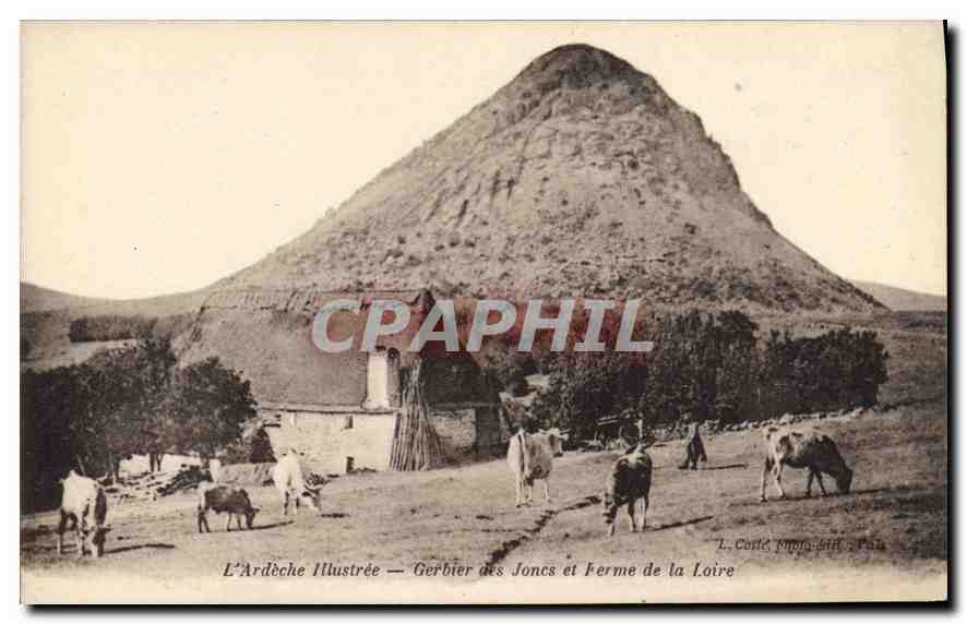 Gerbier des Joncs et Ferme de la Loire — L'Ardeche Illustrée — L. Conté, Impr. à Paris