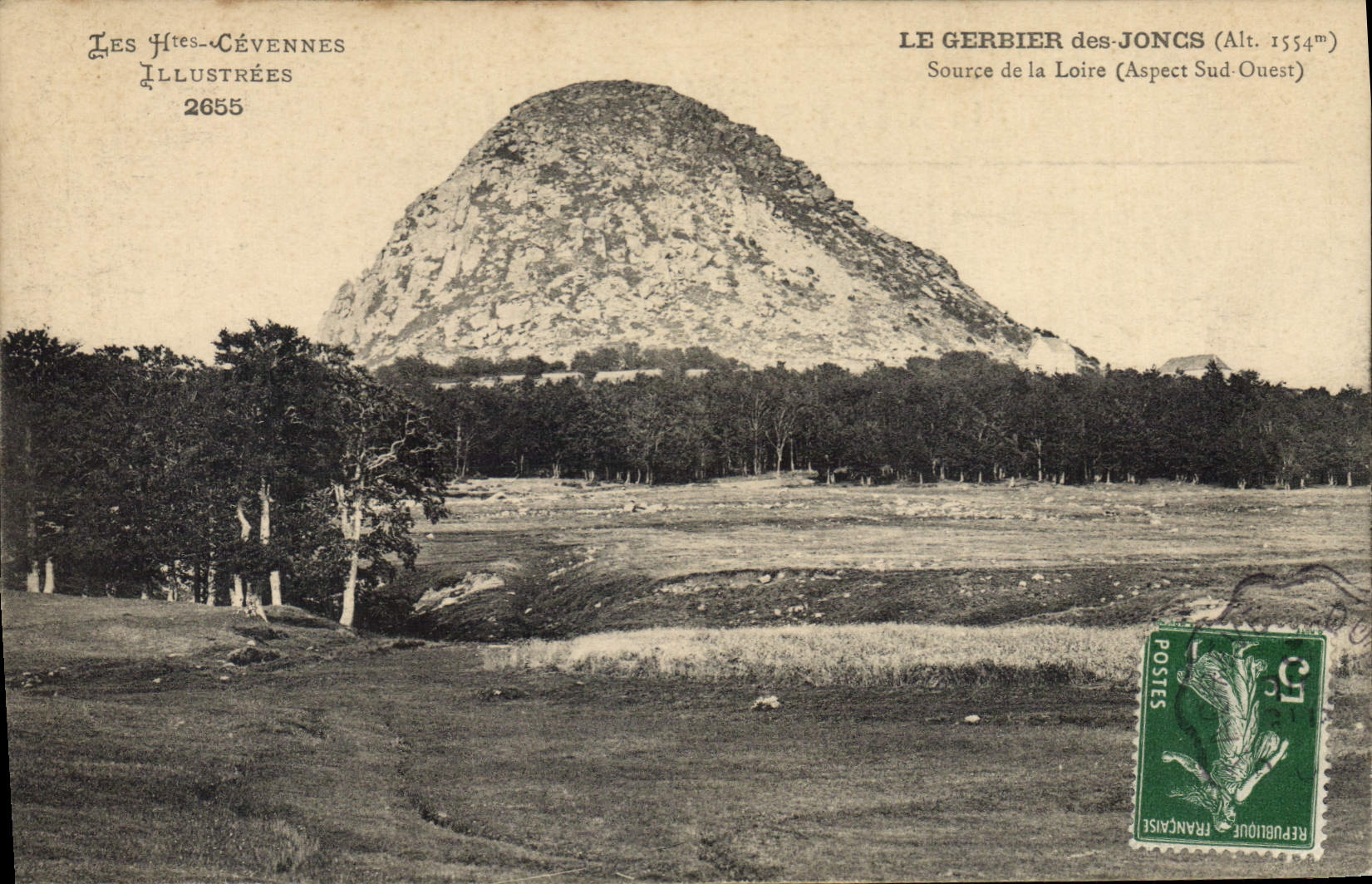 CPA Les Hautes Cevennes Illustrees le Gerbier des Joncs (alt 1554 m) Source de la Loire (Aspect Sud 