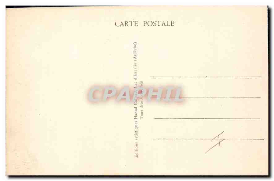 Gerbier-des-Joncs (Ardeche) — premier filet d'eau de la Loire jaillissant dans le bac de la ferme — alt. 1551 m — éd. H. Collard, Issarlès — Reverso