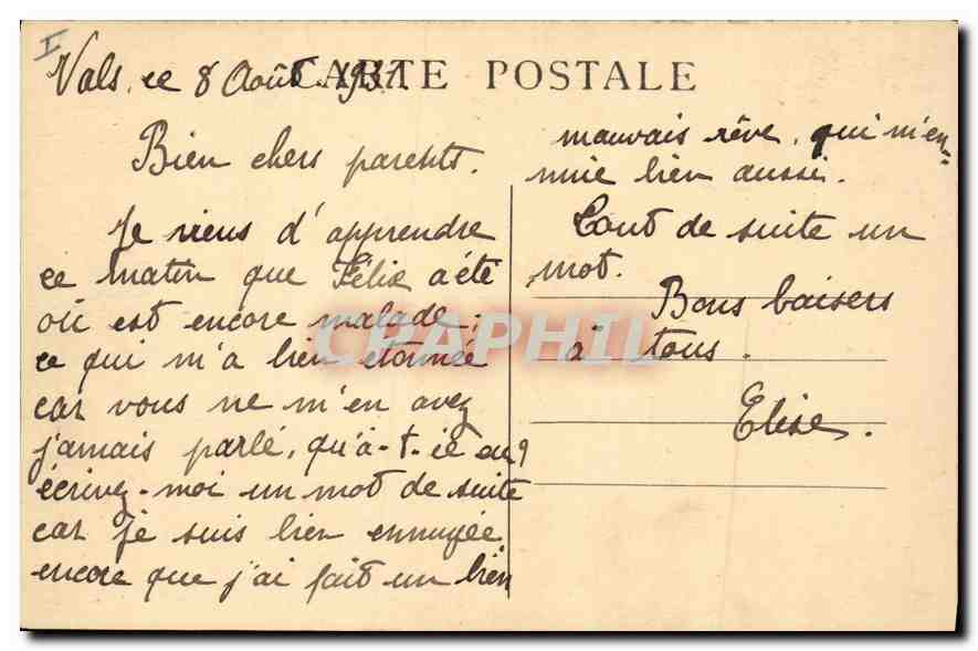 Le GERBIER des JONGS et le Chalet du Touring-Club — L'Ardèche pittoresque — Édition Martin, Vals — Reverso