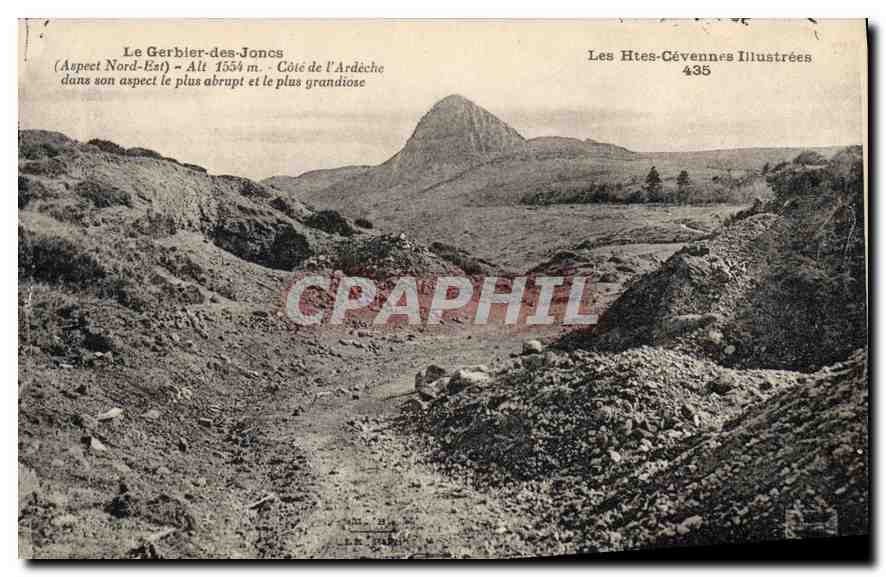 Le Gerbier-des-Joncs — Aspect Nord-Est — Les Htés-Cévennes Illustrées 435