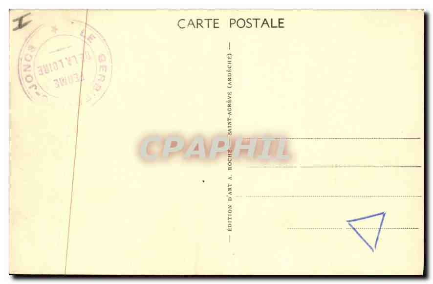 CPA Htes Cevennes Illustrees Gerbier des Joncs Alt 1554 m — Back
