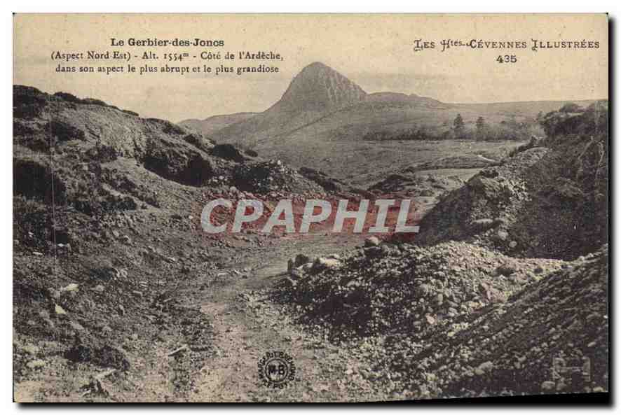 Le Gerbier-des-Joncs — Aspect Nord-Est, altitude 1554m — Les Cévennes Illustrées n°435