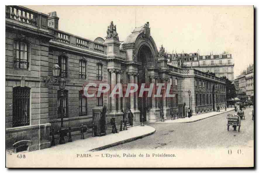CPA Paris L'Elysee Palais de la Presidence