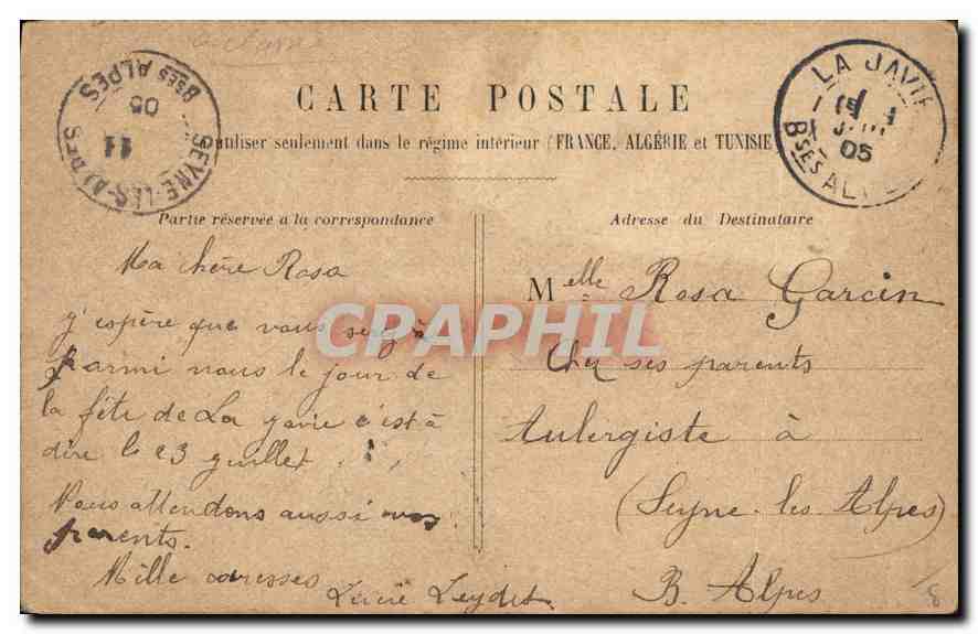 CPA Paris Le Grand Palais — Rückseite