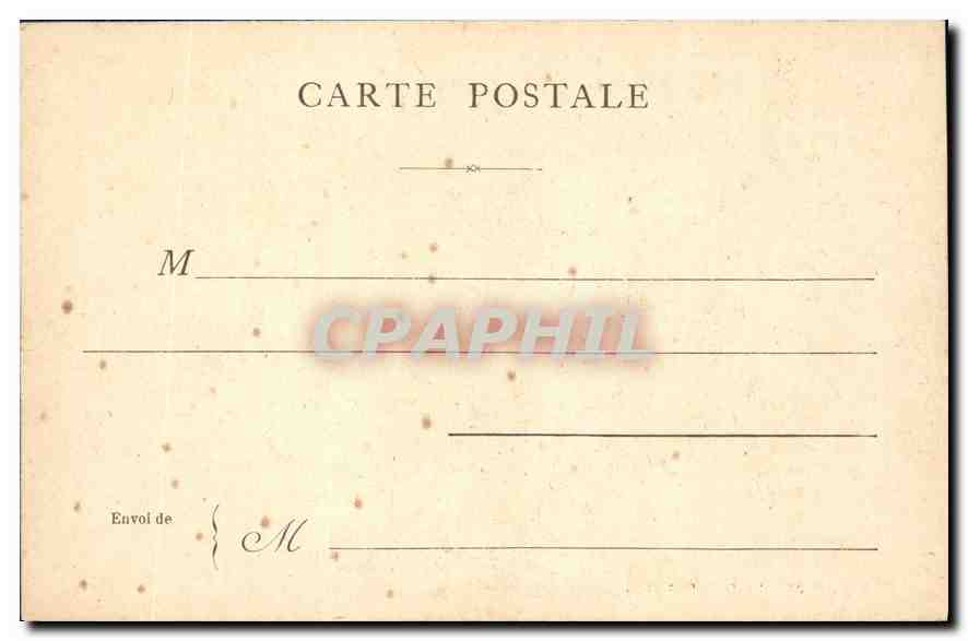 CPA Paris Jardin des Plantes — Rückseite