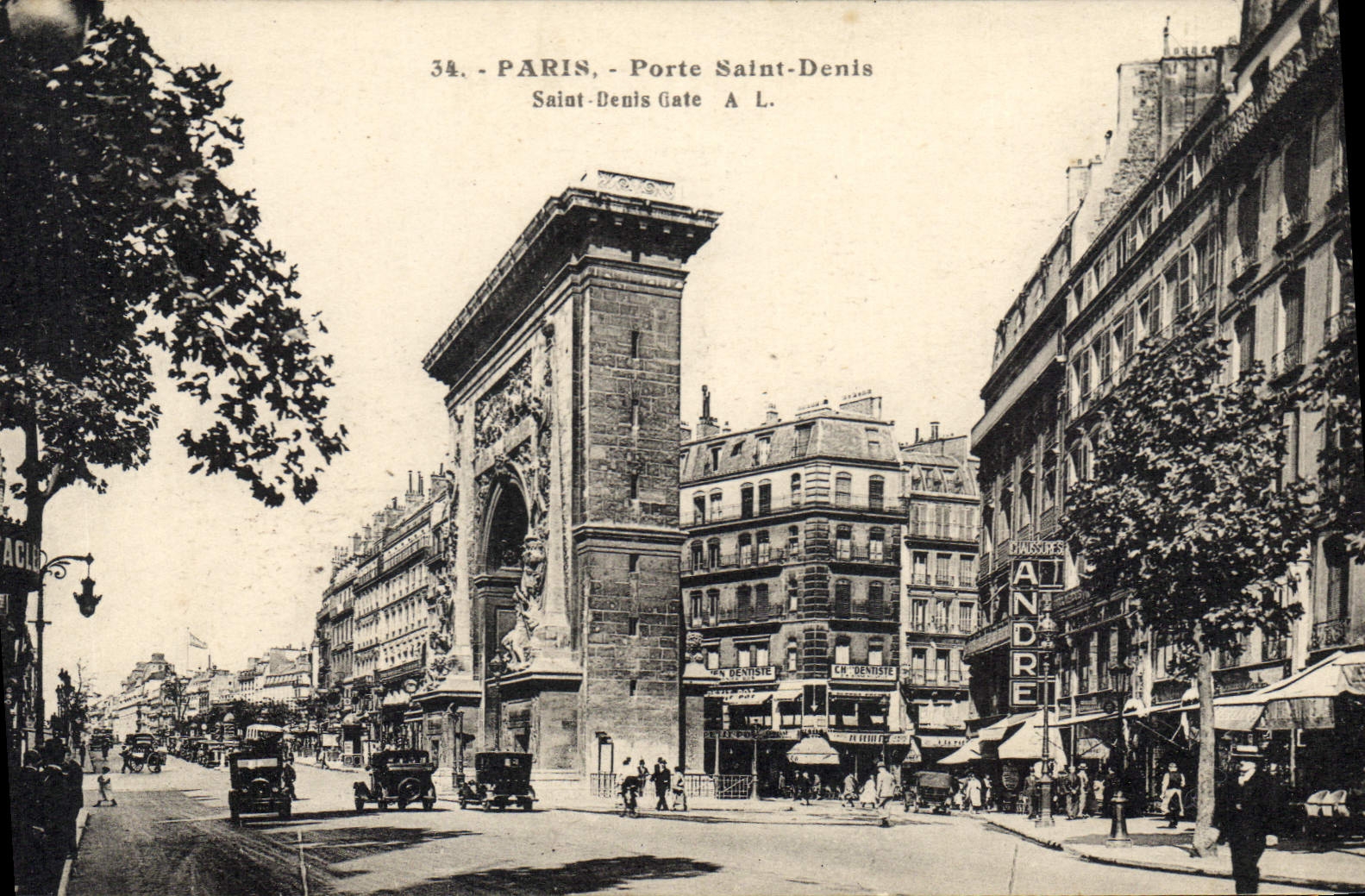 CPA Paris Porte Saint Denis