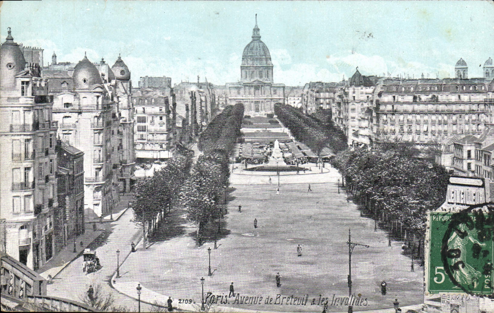 CPA Paris Avenue de Breteuil et les Invalides