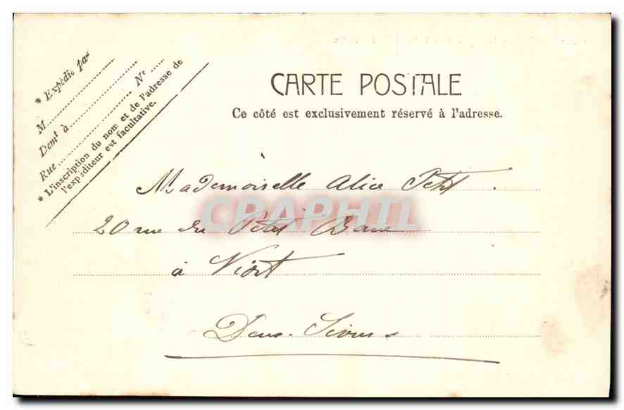 CPA Paris L'Eglise de la Madeleine — Rückseite