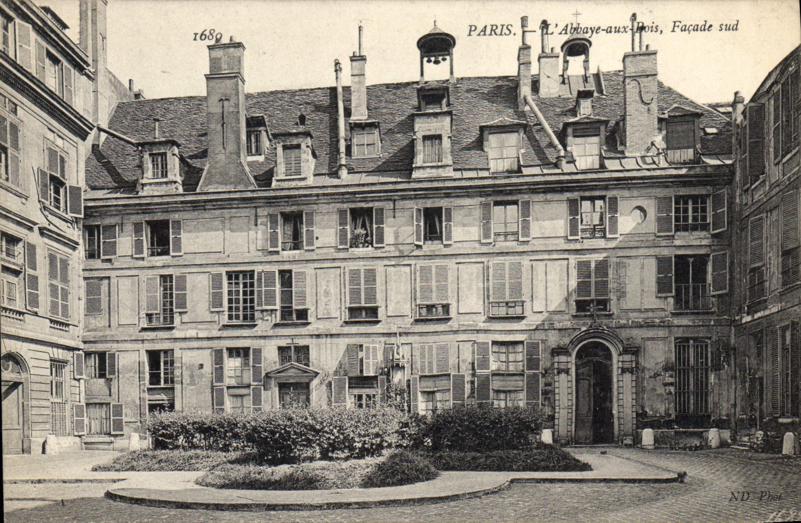 CPA Paris L'Abbaye aux Bois Facade Sud