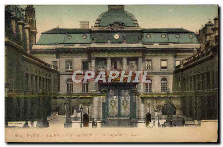 CPA Paris Le Palais de Justice La Facade