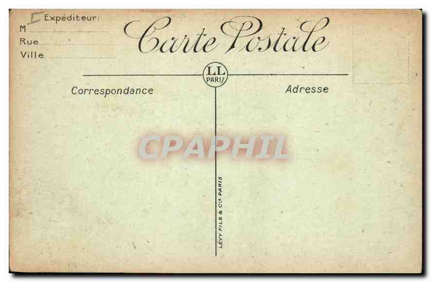 CPA Paris Le Palais de Justice La Facade — Rückseite