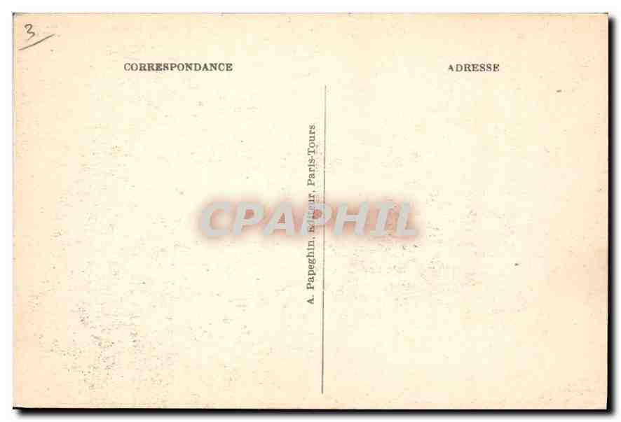 CPA Paris Notre Dame L'Abside et le Pont — Verso